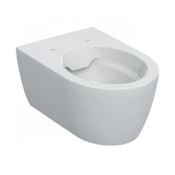 Vas Wc Geberit Icon Rimfree suspendat, alb - Culoare Alb pal
