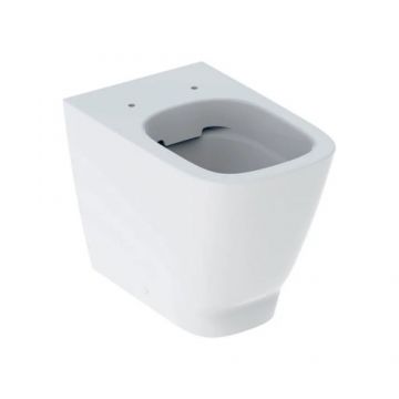 Vas Wc Geberit Smyle Square Back-To-Wall Rimfree stativ - Culoare Alb pal