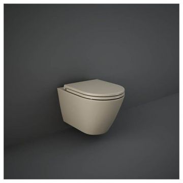 Vas Wc Rak Ceramics Feeling Rimless suspendat, cappuccino mat - Culoare Cappuccino Vas Wc Rak Ceramics Feeling Rimless suspendat, cappuccino mat - Culoare Cappuccino
