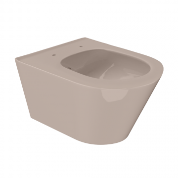 Vas WC suspendat rimless Celesta Ava  53 x 35 5 cm  ceramica  bej