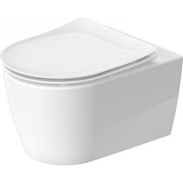 Set vas wc Duravit Soleil by Starck Rimless 37x54cm  HygieneGlaze si capac cu inchidere lenta