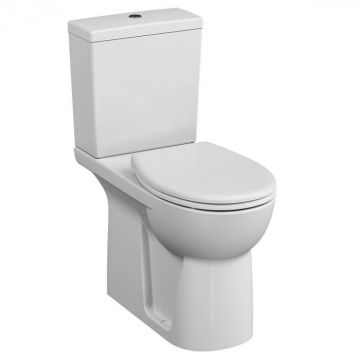 Vas WC compact spatele deschis, 75cm, cu iesire universala, alb   5816B003-0087