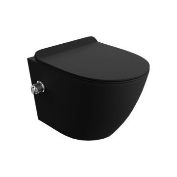 Vas wc cu functie de bideu Salto Negru Mat