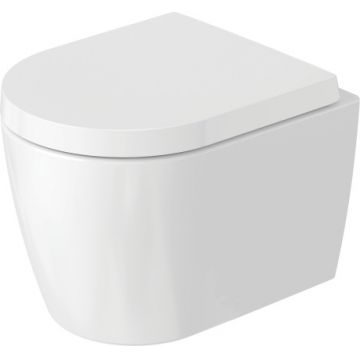 Vas wc Duravit ME by Starck Rimless 37x48cm  WonderGliss  alb mat