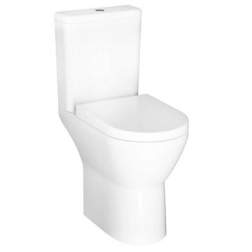 Vas WC rimless compact lipit de perete, 62cm, inalt, evacuare orizontala   7094B003-0075