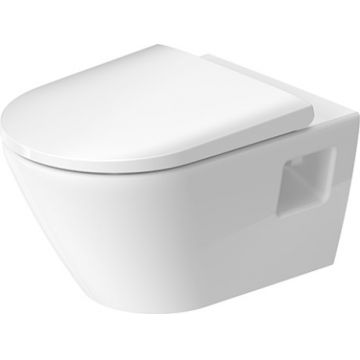 Vas wc suspendat Duravit D-Neo Rimless 37x54cm  alb