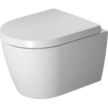 Vas WC suspendat Duravit Me by Starck Rimless Compact  48x37cm  WonderGliss