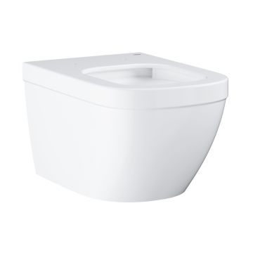 Vas wc suspendat Grohe Euro Ceramic Rimless 37.5x54cm  fixare ascunsa  Triple Vortex  alb