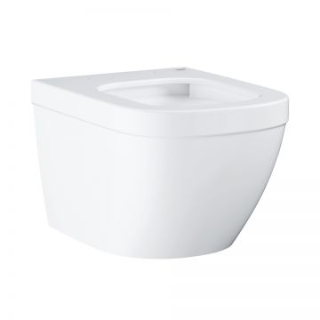 Vas wc suspendat Grohe Euro Ceramic Rimless Compact 37.4x49cm  fixare ascunsa  alb