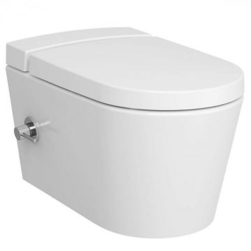 Vas WC suspendat rimless cu functie bideu, cu robinet incastrat pe stanga, cu rezervor VitrA fresh cleaner   5176B003-1687