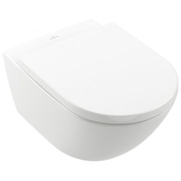 Vas WC suspendat Villeroy & Boch Subway 3.0 CeramicPlus 56x37cm  TwistFlush  alb Alpin