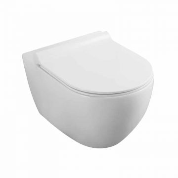 Capac Soft Close pentru vas wc Fluminia Minerva Alb