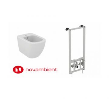 Set bideu Ideal Standard Tesi + cadru bideu Prosys 120 - Montaj suspendat