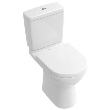 Set complet vas wc Villeroy & Boch O.Novo DirectFlush cu rezervor si capac cu inchidere lenta