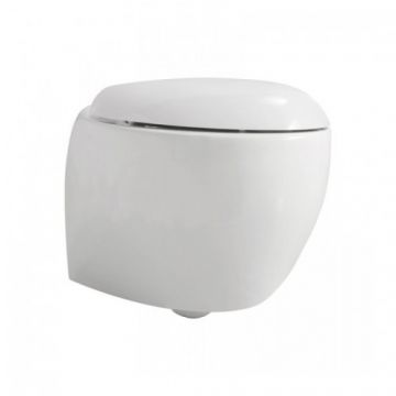 Set vas Wc Azzurra  Clas+ suspendat cu capac soft-close - Montaj suspendat