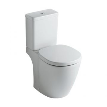Set Vas Wc Ideal Standard Connect Cube Stativ cu Rezervor si Capac cu Inchidere Lenta - Montaj pe pardoseala