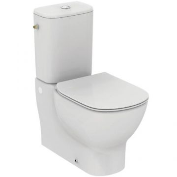 Set vas WC Ideal Standard Tesi Aquablade, stativ, alb - Montaj pe pardoseala