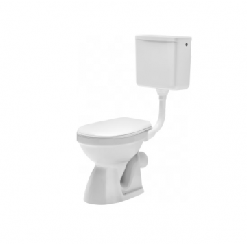 Set vas wc pe pardoseala cu rezervor Cersanit Roma R10 + capac polipropilena R02-022