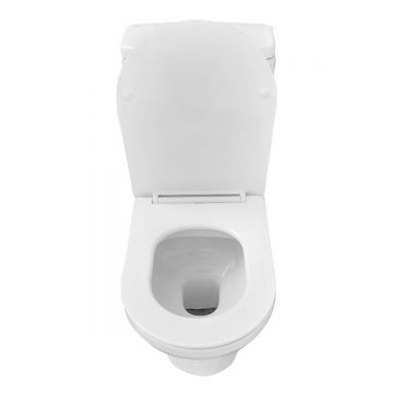 Set vas wc pe pardoseala cu rezervor Harmony + mecanism si capac duroplast cu soft close
