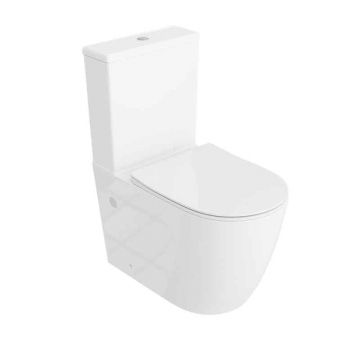 Set WC monobloc, Spectrum, Robin 2.0, Tornado Flush, cu capac si rezervor, alb