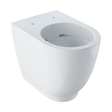 Vas WC stativ, Geberit, Acanto, back-to-wall, rimless, alb