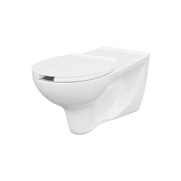 Vas WC suspendat, Cersanit, Etiuda, pentru persoanele cu dizabilitati, alb