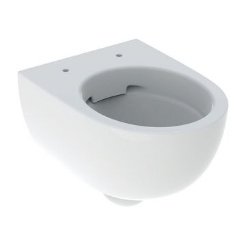 Vas wc suspendat, Geberit, Selnova Premium, compact, rimless, alb