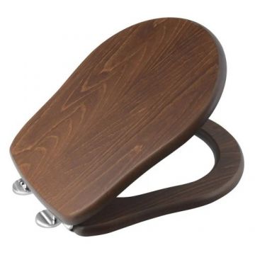 Capac vas wc Kerasan Retro nuc-crom - Culoare nuc