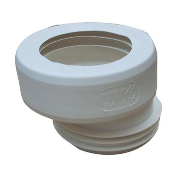 Manson WC excentric Wirquin alb Ø 100-105 mm lungime 9.5 cm