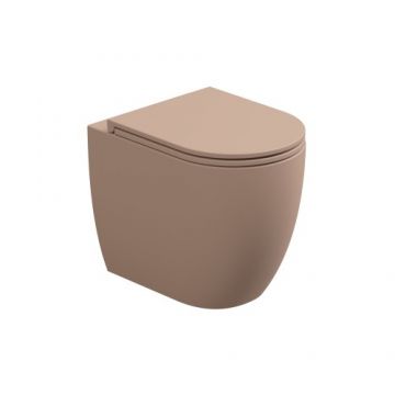 Vas WC GSG Like back-to-wall, stativ - Culoare cipria satinato 32