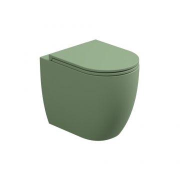 Vas WC GSG Like back-to-wall, stativ - Culoare salvia satinato 31