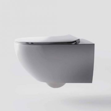 Vas WC Hatria Centrica alb lucios, suspendat - Dimensiune 35,5×55 cm