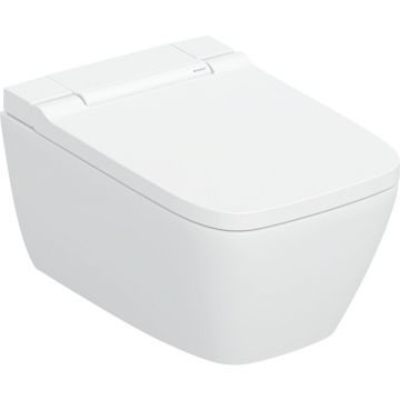 Vas wc suspendat cu capac softclose si functie bideu Geberit AquaClean Sela Square alb