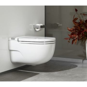 Vas wc suspendat Roca Meridian rimless alb