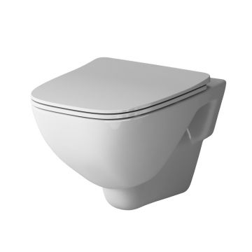 Set vas WC suspendat AM.PM X-Joy FlashClean rimless cu capac softclose alb lucios